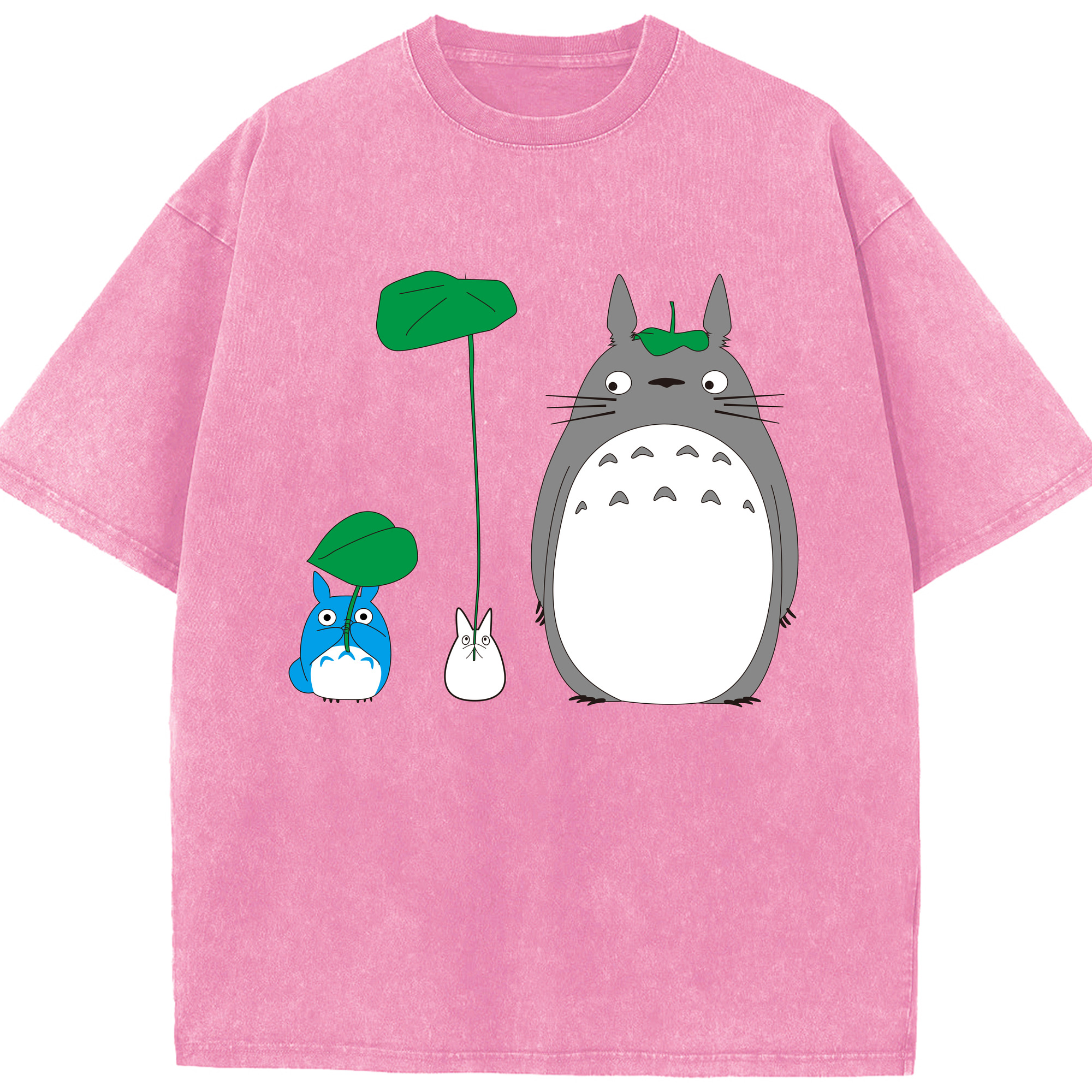 （画像用） となりのトトロ 草壁メイ 草壁サツキ My Neighbor Totoro Satsuki Kusakabe Mei Kusakabe 綿100% ヴィンテージ風 半袖Tシャツ（フロントプリント）